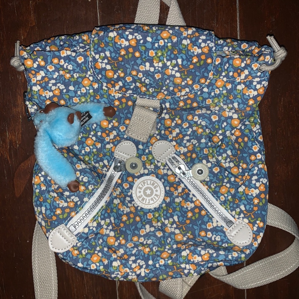 Kipling. GUC.Mini Floral Backpack